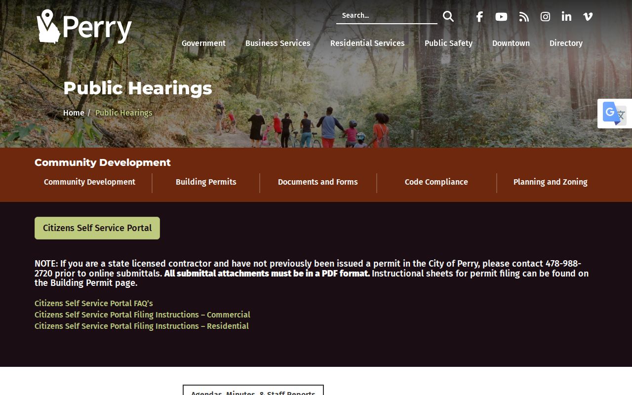 Perry city directory research through Community Development records
