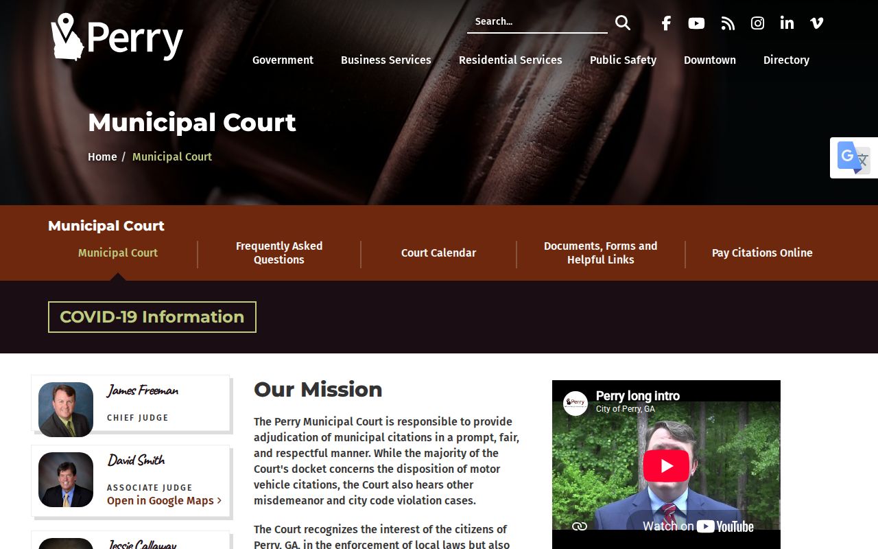 Perry city directory name research using municipal court records