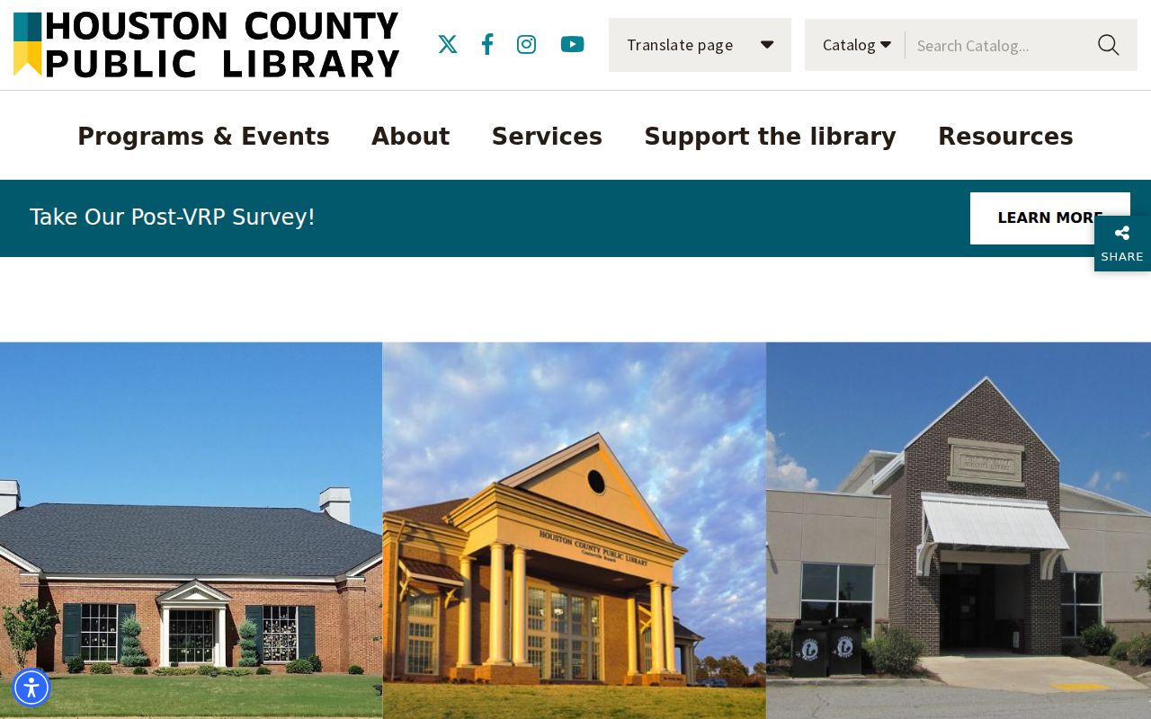 Houston County Public Library access for Perry local-history research